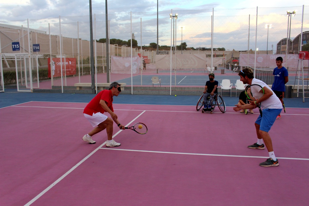 Image for El Blind Tennis sigue creciendo con Sound Tennis y Fundación Emilio Sánchez Vicario